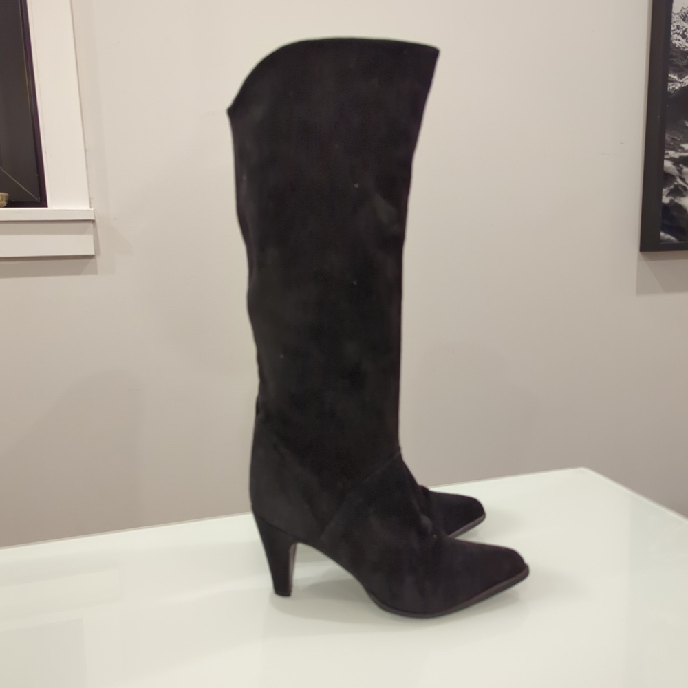 Corso Shoes Vintage knee high Italian Suede  boots (Size 39)